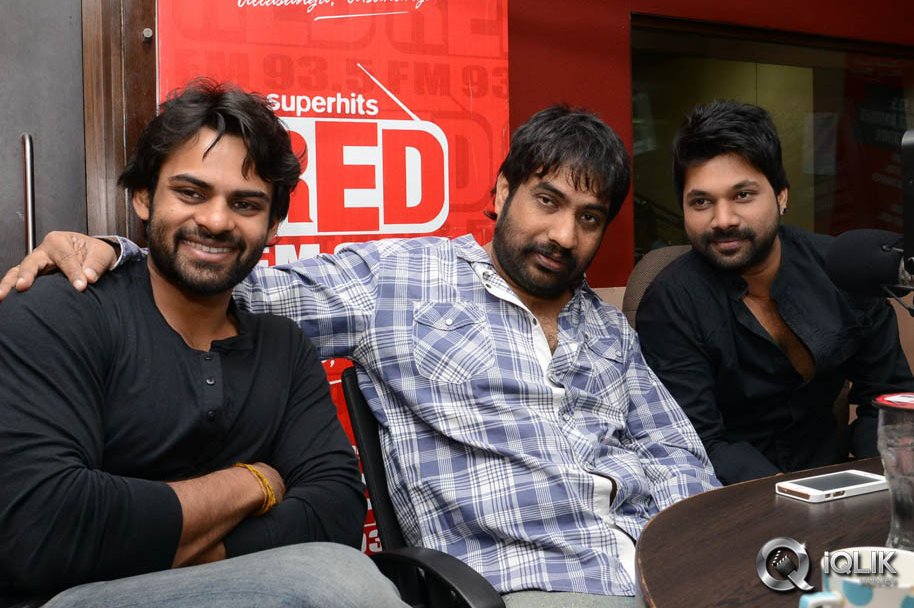 Sai-Dharam-Tej-and-YVS-Chowdary-at-Red-FM
